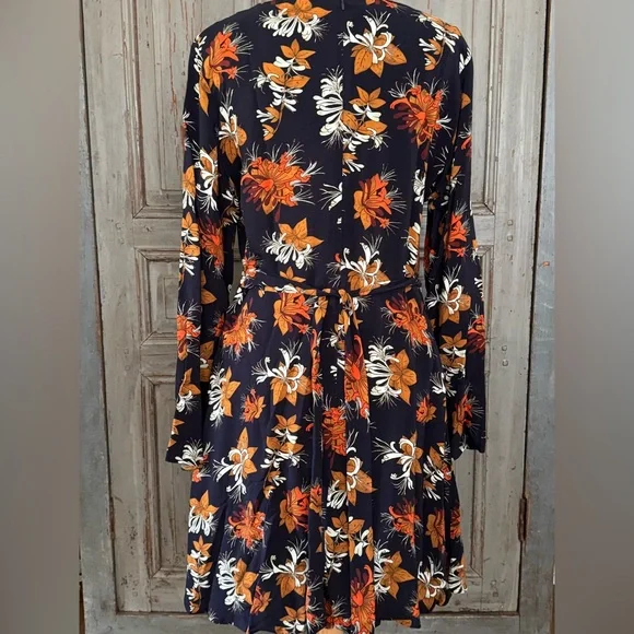 NWT Desigual Animal Print Long Sleeve Dress US10 - Picture 4 of 6